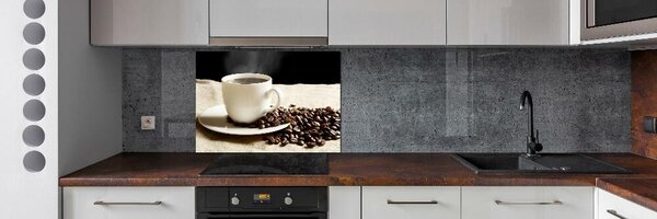 Sticlă printata bucătărie cafea aromatică