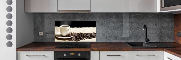 Sticlă printata bucătărie cafea aromatică