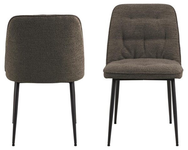 Scaun dining Brooke, Gri, 84x50x55 cm
