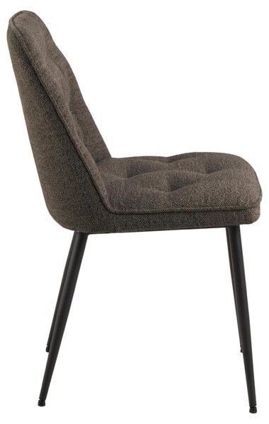 Scaun dining Brooke, Gri, 84x50x55 cm