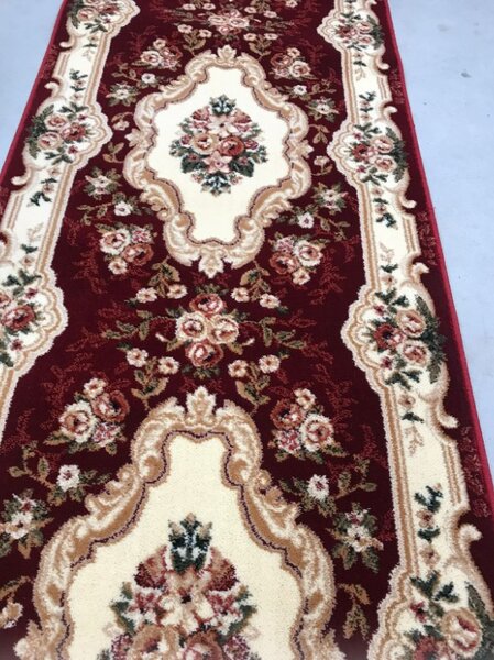Traversa Hol, Latime 60 cm, Model Clasic 570 210, Rosu Grena 60 x 300