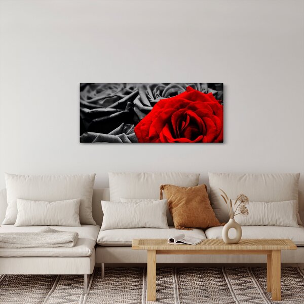 Tablou - Flori de trandafir (120x50 cm)