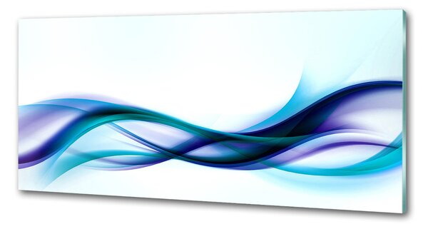 Sticlă pentru bucătărie valuri abstracte