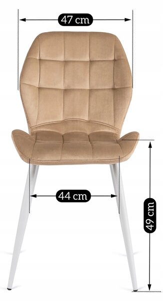 Scaun sufragerie Ligado (Bej + Alb) . 1128964