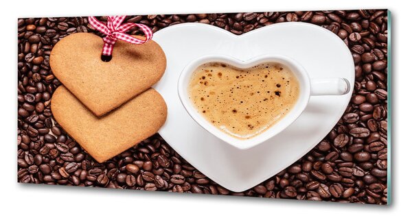 Panou perete bucătărie Cafea si turta dulce