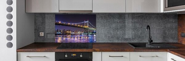 Sticlă printata bucătărie Podul în New York City