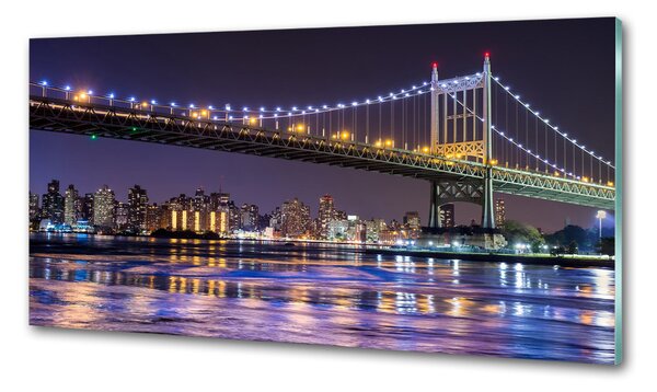 Sticlă printata bucătărie Podul în New York City