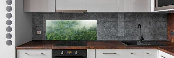 Panou sticla securizata bucatarie pădure misterioasă