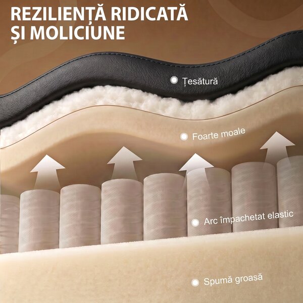 HOMCOM Fotoliu Relax Reclinabil Manual 155° cu Suport pentru Picioare din piele ecologică PU, pentru Living și Dormitor, Negru | Aosom Romania