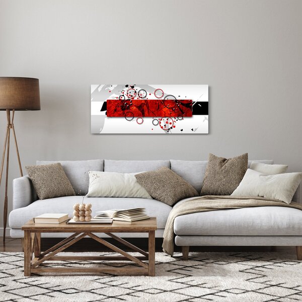 Tablou cu abstracție (120x50 cm)
