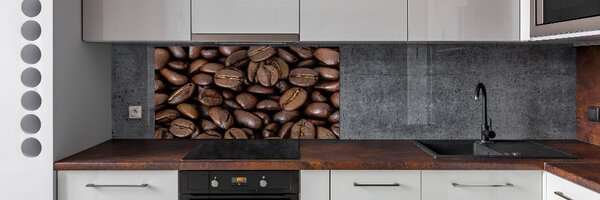 Panou sticla securizata bucatarie Boabe de cafea