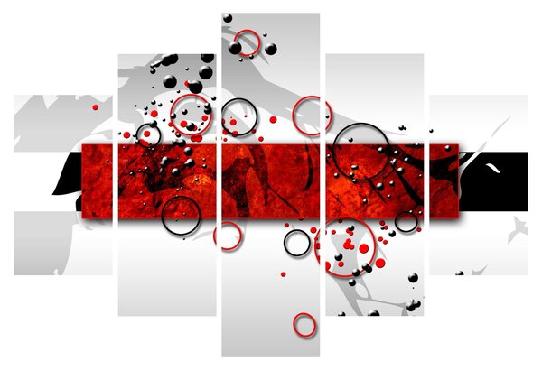 Tablou cu abstracție (150x105 cm)