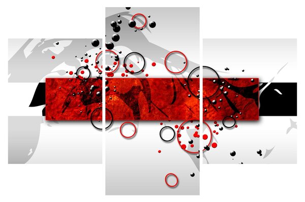 Tablou cu abstracție (90x60 cm)