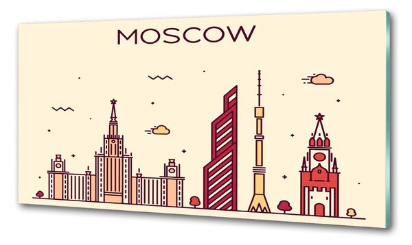 Sticlă bucătărie clădiri din Moscova