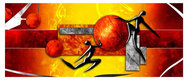 Tablou - Pictura omenirii (120x50 cm)