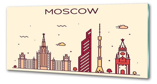 Sticlă bucătărie clădiri din Moscova