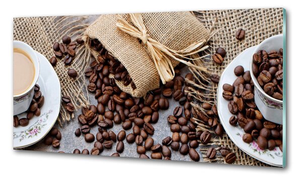 Sticlă bucătărie Cafea cu lapte