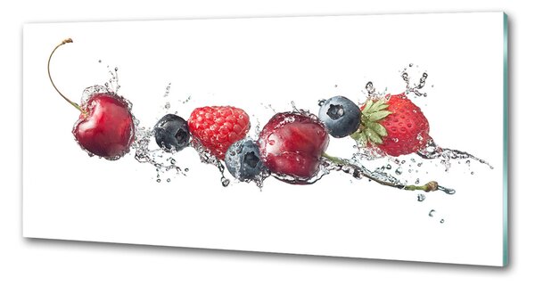 Sticlă pentru bucătărie fructe de padure