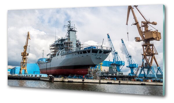 Sticlă printata bucătărie navă șantier naval