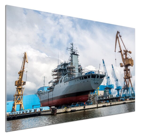 Sticlă printata bucătărie navă șantier naval