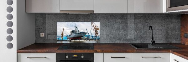 Sticlă printata bucătărie navă șantier naval
