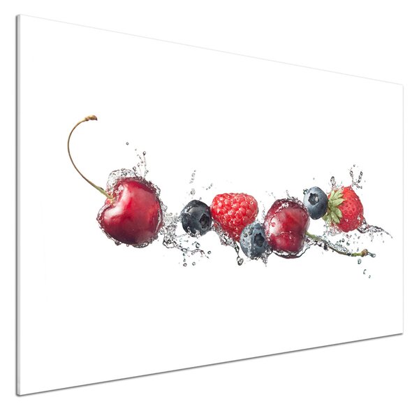 Sticlă pentru bucătărie fructe de padure