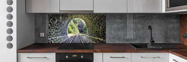 Sticlă bucătărie tunel feroviar