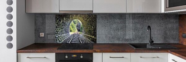 Sticlă bucătărie tunel feroviar