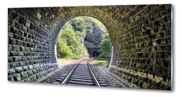 Sticlă bucătărie tunel feroviar
