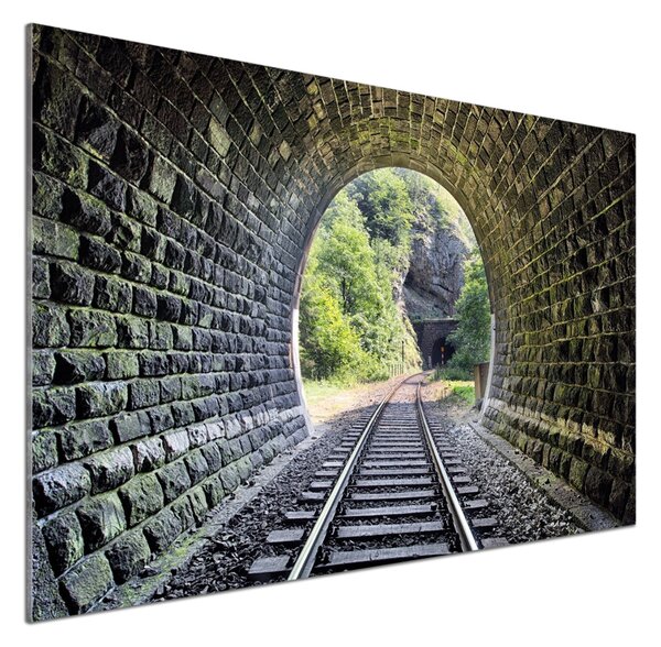 Sticlă bucătărie tunel feroviar