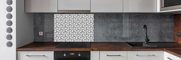 Panou sticlă bucătărie fundal geometrică