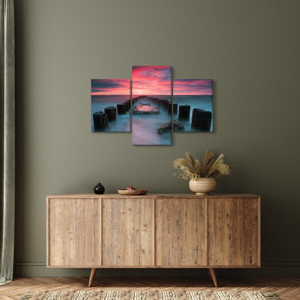 Tablou - Pietre în mare (90x60 cm)