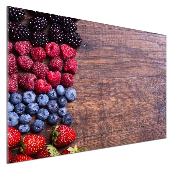 Sticlă pentru bucătărie fructe de padure