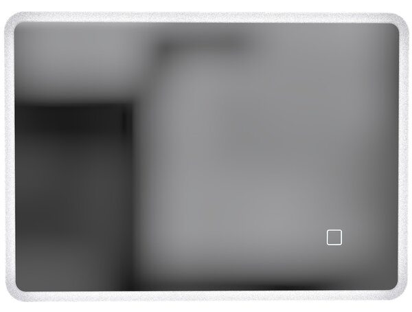 HOMCOM Oglindă de Baie cu LED 50 x 70 cm, Dimabilă, Antiaburire, Touch, Memorie | Aosom Romania