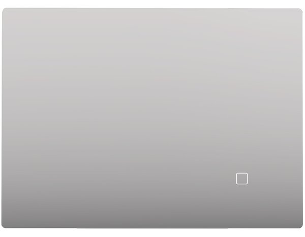 HOMCOM Oglindă de Baie cu LED 60x80 cm, 3 Culori, Intensitate Reglabilă, Memorie, Antiaburire, Comutator Tactil | Aosom Romania