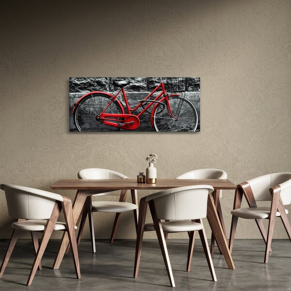 Tablou - Bicicleta istorică (120x50 cm)