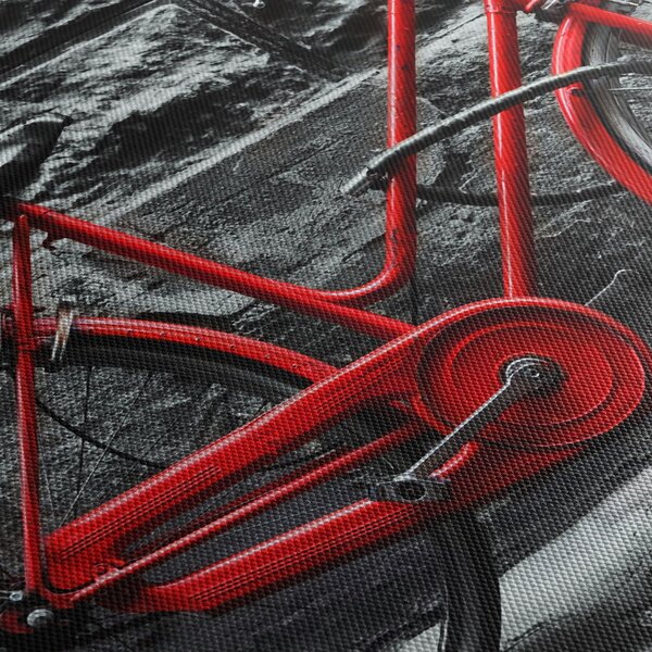 Tablou - Bicicleta istorică (cu ceas) (90x30 cm)