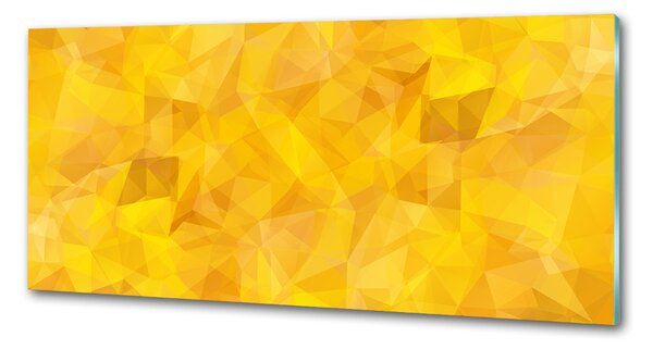 Panou sticlă decorativa bucătărie triunghiuri abstractizare