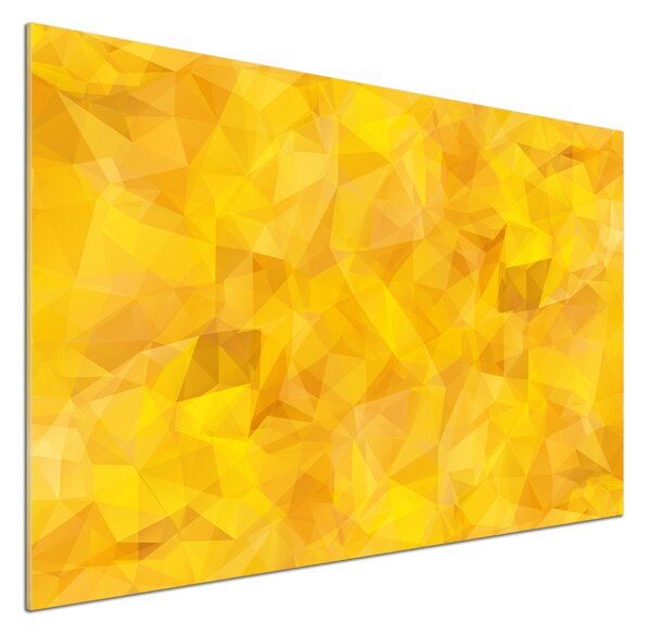 Panou sticlă decorativa bucătărie triunghiuri abstractizare
