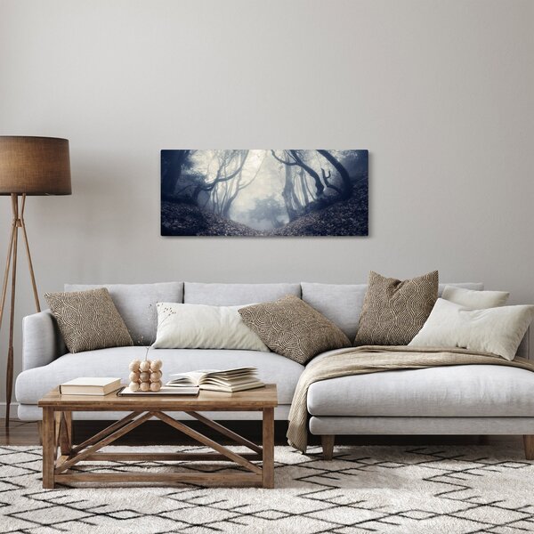 Tablou - Pădurea în ceață (120x50 cm)