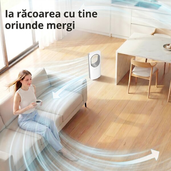 HOMCOM coloană răcoritoare electric verticală | Aosom Romania