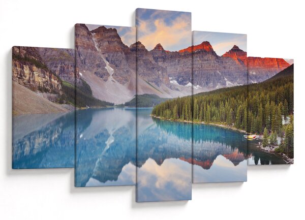 Tablou - Peisaj montan din Canada (150x105 cm)