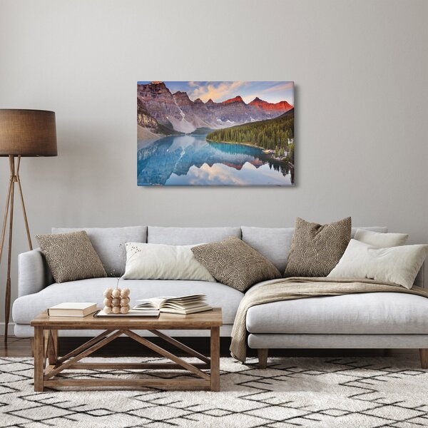 Tablou - Peisaj montan din Canada (90x60 cm)