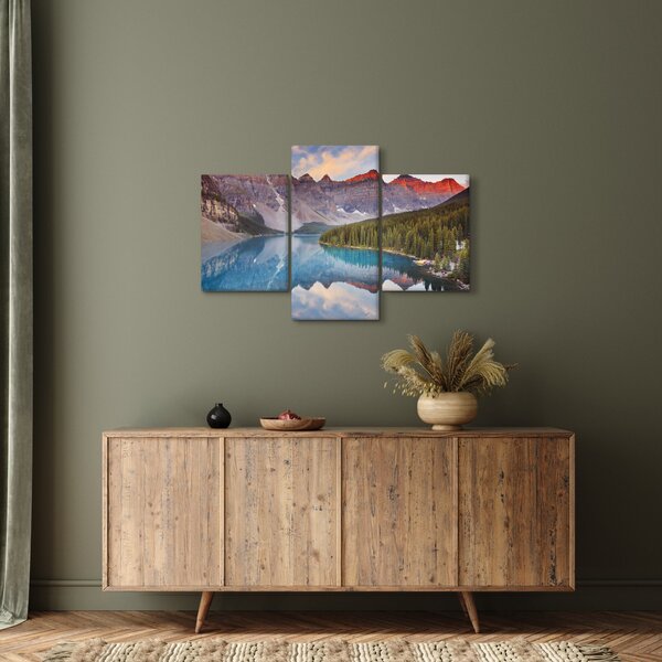 Tablou - Peisaj montan din Canada (90x60 cm)