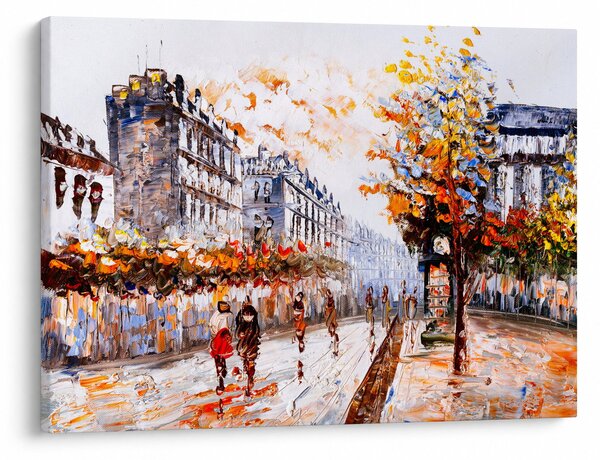 Tablou - Viața în oraș (70x50 cm)