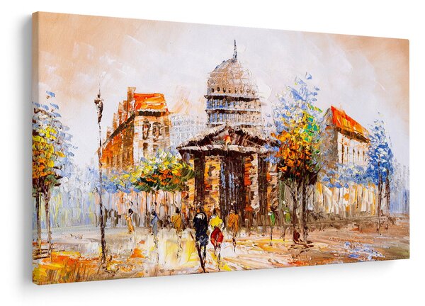 Tablou - Monument de oraș pictat (90x60 cm)