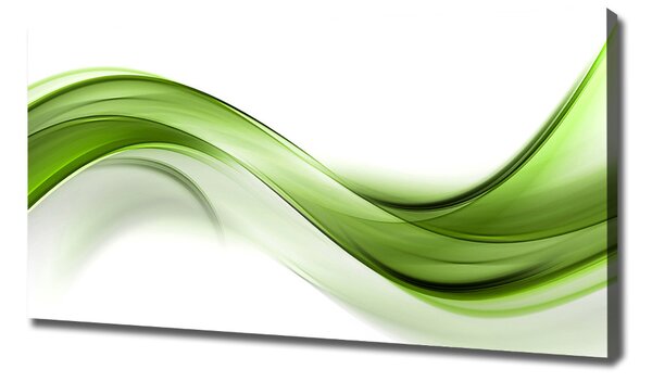 Print pe canvas undă verde