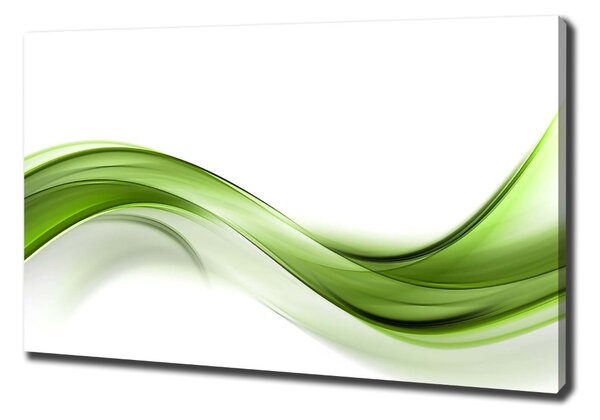 Print pe canvas undă verde