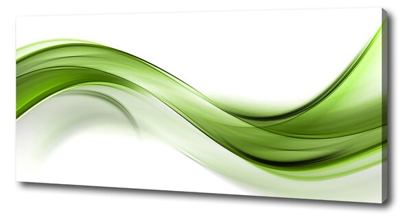 Print pe canvas undă verde