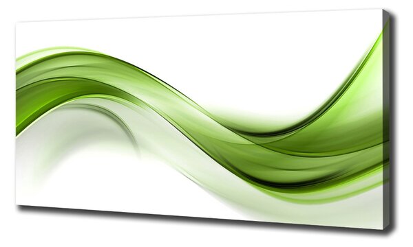 Print pe canvas undă verde